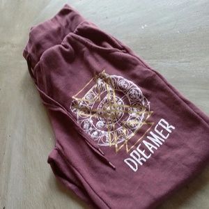 Maroon Rue21 joggers